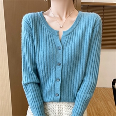 秋冬季新款毛衣女长袖显瘦时尚百搭针织上衣，女装针织衫/毛衣，贵皇网供仓