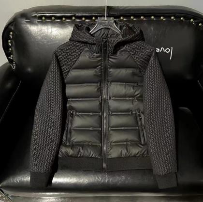 (网图)连帽轻薄棉服保暖时尚拼接休闲黑色薄棉棉袄313B-2566-P105,男装棉衣,星座313B