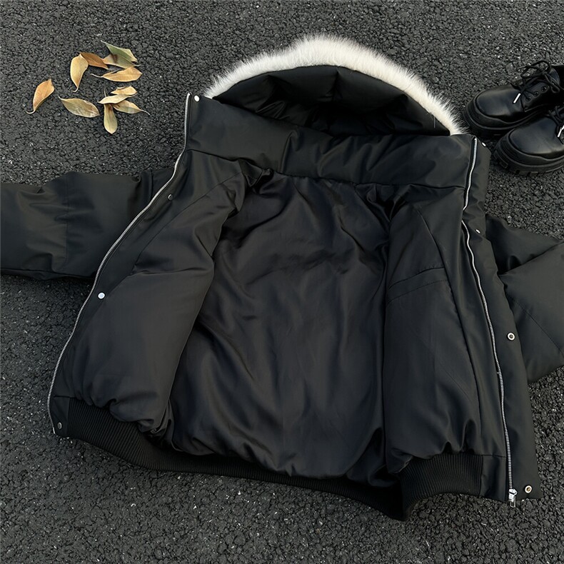 XZ518-1-MY260特P105冬季可拆卸大毛领PU皮棉服棉衣,男装棉衣,星座518-1（原A432-1）