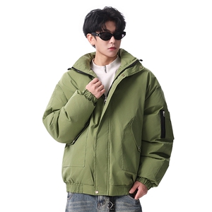 棉服男冬季新款港风宽松连帽棉衣MF9006-P90图片