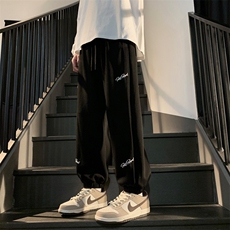直播品质！重磅纯棉高克重2023新款阔腿休闲裤男K23130-P50控78，男装休闲裤，星座717