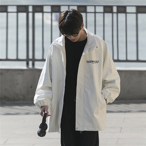 1CityBoy皮夹克男中性休闲宽松潮流皮衣男夹克外套JK7570P85控128图片