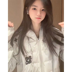 刺绣内胆外套男女棉服情侣连帽冬季宽松短款棉衣羽绒服MFY170，男装羽绒服，星座1116A（原606A-3）
