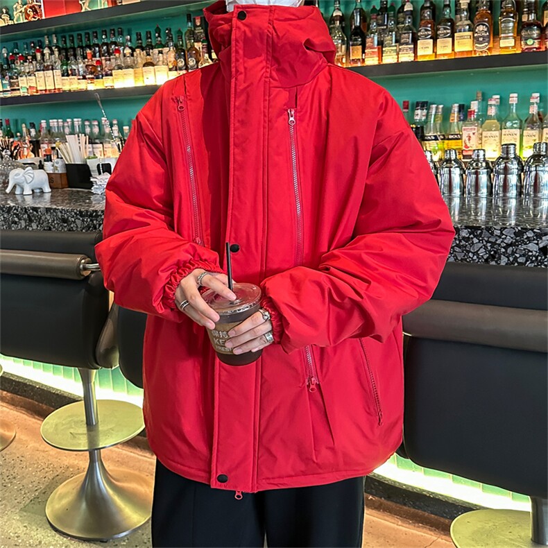 MY6160/P85冬装港风冲锋衣棉衣男防风防水棉服棉袄大码外套上衣,男装棉衣,电商A141