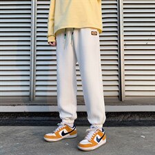 裤子新款春季潮流港风休闲个性图标宽松束脚休闲卫裤FNY2366-P35图片