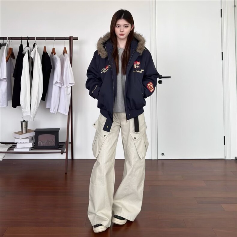 1506-1/MJ5141/P76冬季棉服棉衣男生保暖面包服休闲潮牌帅气外套，男装棉衣，星座1506-1