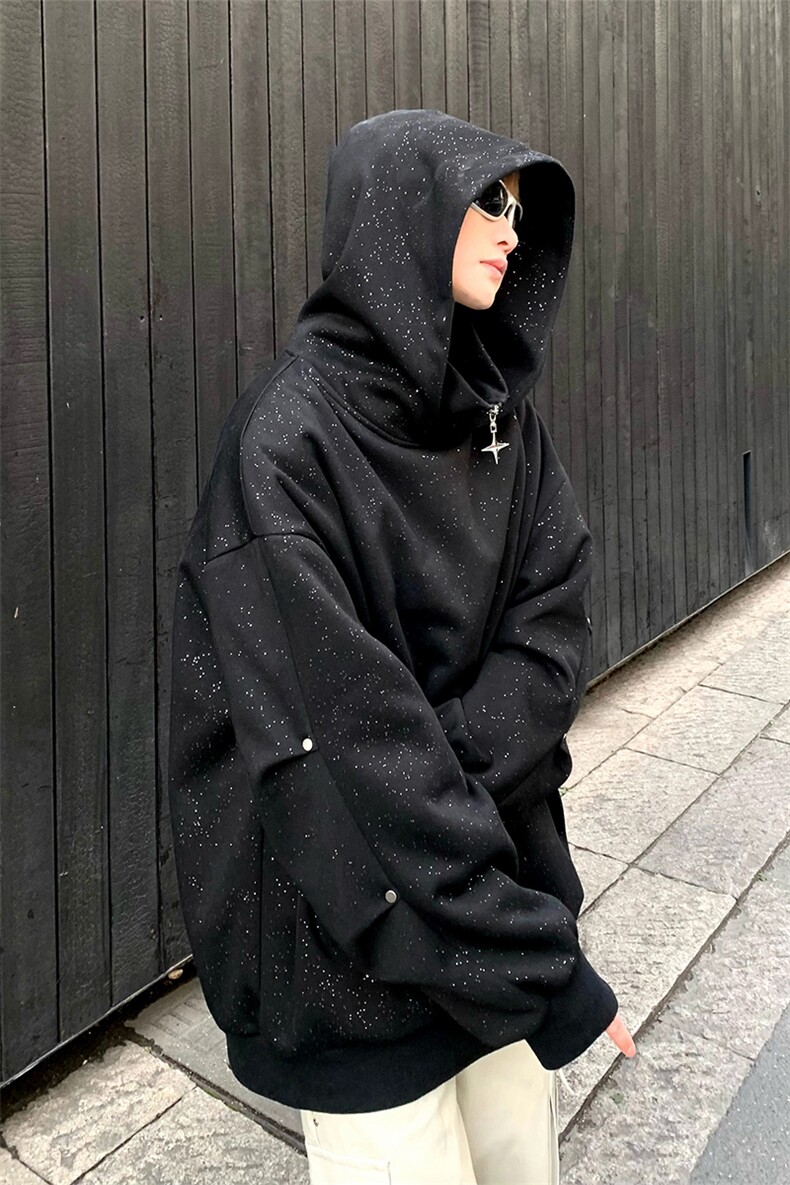 春季24星空卫衣C2312-TP70控价98宽松连帽卫衣高街潮牌外套男,男装卫衣,电商A102-1