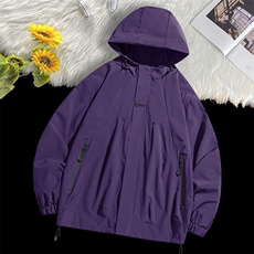 连帽冲锋衣情侣外套防风防水登山服夹克男港风平铺JH-JK745-P50，男装夹克，星座717