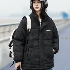 2023美式高街华夫格棉服女冬季ins宽松加厚棉袄外套潮MF007-P80，男装棉衣，星座412-3