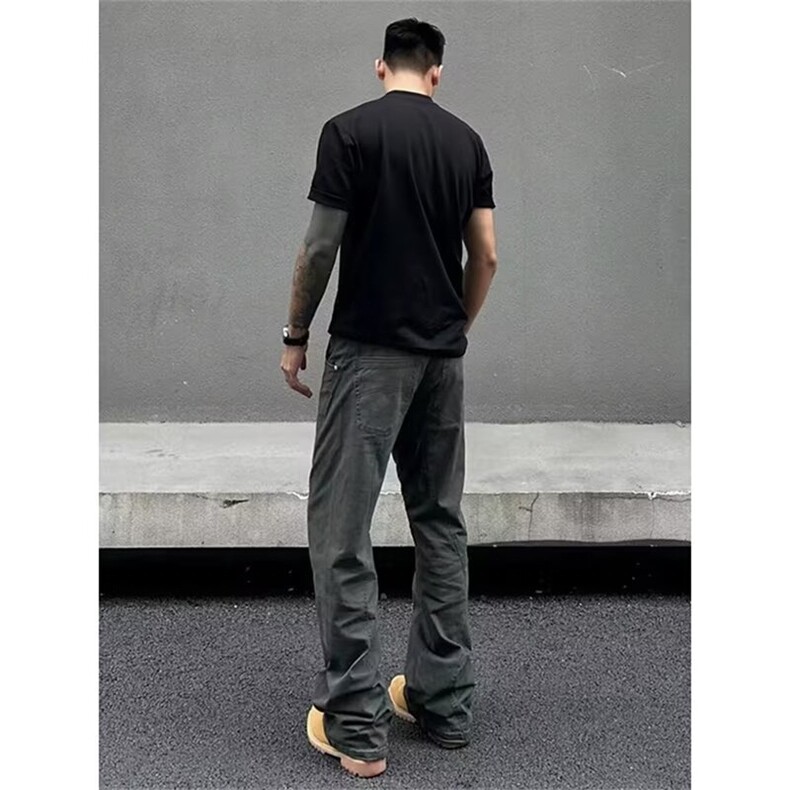 美式复古水洗伐木工装裤男秋季潮牌高街宽松直筒休闲裤L83099-p58,男装工装外套,星座1008