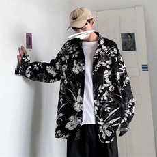 男秋季新款长袖碎花衬衫C165P28，男装衬衫，星座1116-2
