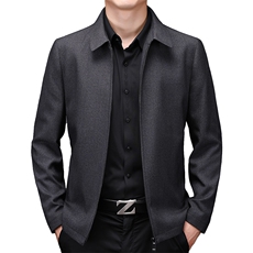 HM8308男士2023年秋季新款长袖外套休闲青年翻领夹克外套P162，男装夹克，电商B360