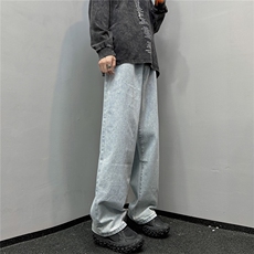 k1029-p40-控58M-5XL现货宽松cleanfit牛仔裤马丁靴黑暗黄泥，男装牛仔裤，星座116