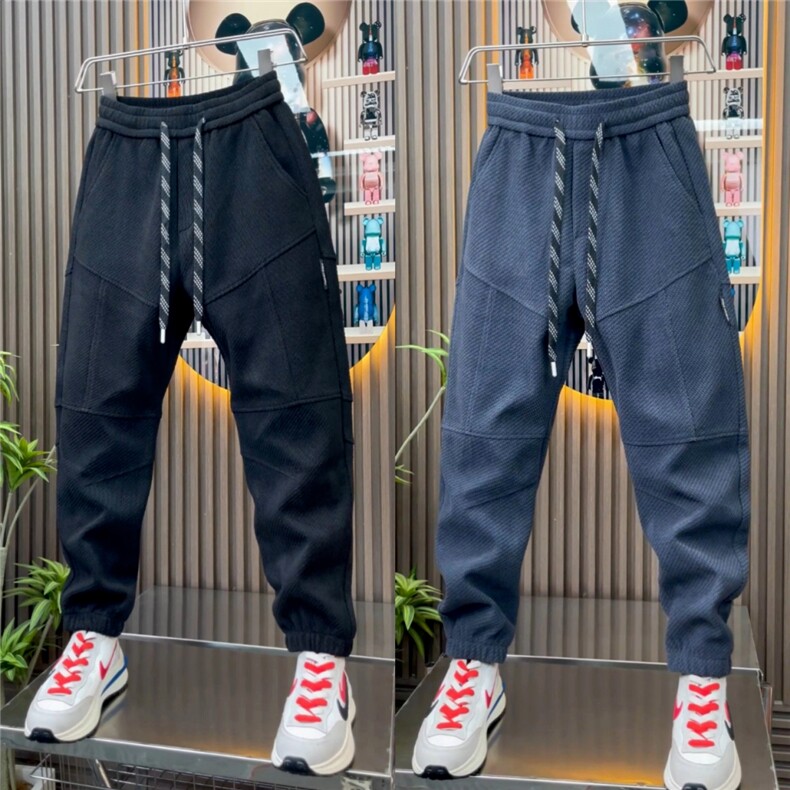 1506-1/K82281/P49男裤弹力男士百搭休闲裤精神小伙哈伦裤网红,男装休闲裤,星座1506-1