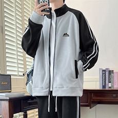 春季现货开杉宽松套头半高领卫衣男DSA157B-W5861-P55，男装卫衣，电商A157B