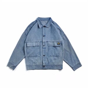 港风休闲牛仔夹克男士潮流韩版外套学生宽松帅气上衣服523-p55，男装夹克，星座1008-2