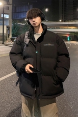 外景冬季情侣百搭加厚面包服男宽松保暖棉衣立领外套MF00434/P90，男装棉衣，电商B316