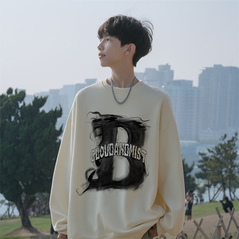 2025秋季男潮流休闲wycm7829卫衣圆领仿棉特批28控49,男装卫衣,星座605(原A050)