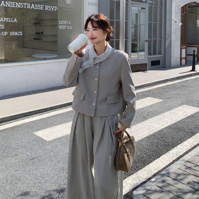 26春新款现-轻熟风韩系高级感西装两件套2621-P185K298,女装套装/套裙,2B190
