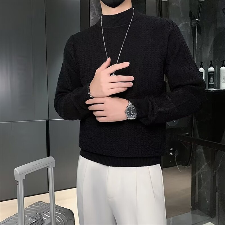 半高领毛衣男秋冬韩版修身内搭针织打底M803P45,男装针织衫/毛衣,星座1116-2