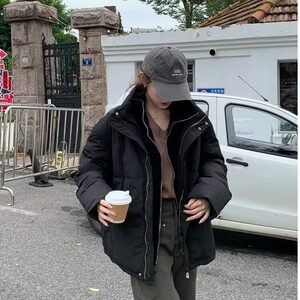【有货】DW223-P85美式高级假两件棉衣男2025冬加厚保暖宽松棉服图片