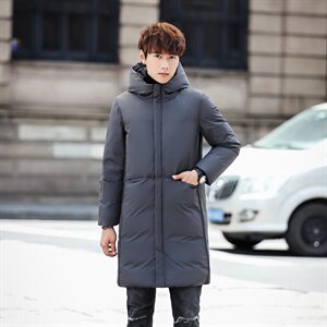 电商B247 2019冬季新款男修身50绒白鸭绒休闲羽绒服潮MY805 P90图片