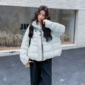 现货新款排骨款轻薄保暖休闲宽松女外套羽绒服图片