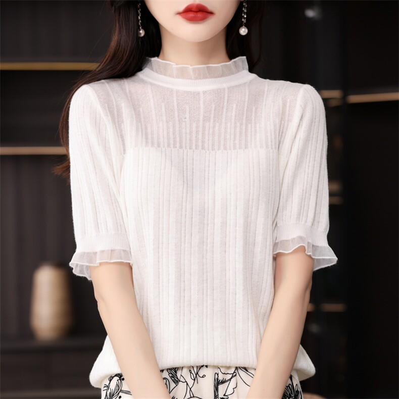 秋冬季新款纯色毛衣女宽松显瘦时尚百搭针织上衣,针织衫/毛衣,贵皇网供仓