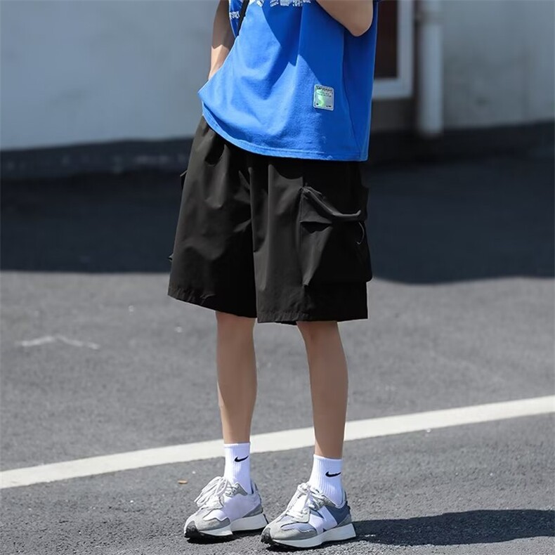 男士工装短裤子夏季男款直筒宽松五分裤2024新款DK323-P32,男装休闲裤,星座1109-3