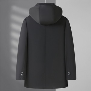 冬季中年男士加厚保暖羽绒服上衣新款可脱卸内胆外套CM1018-P255图片