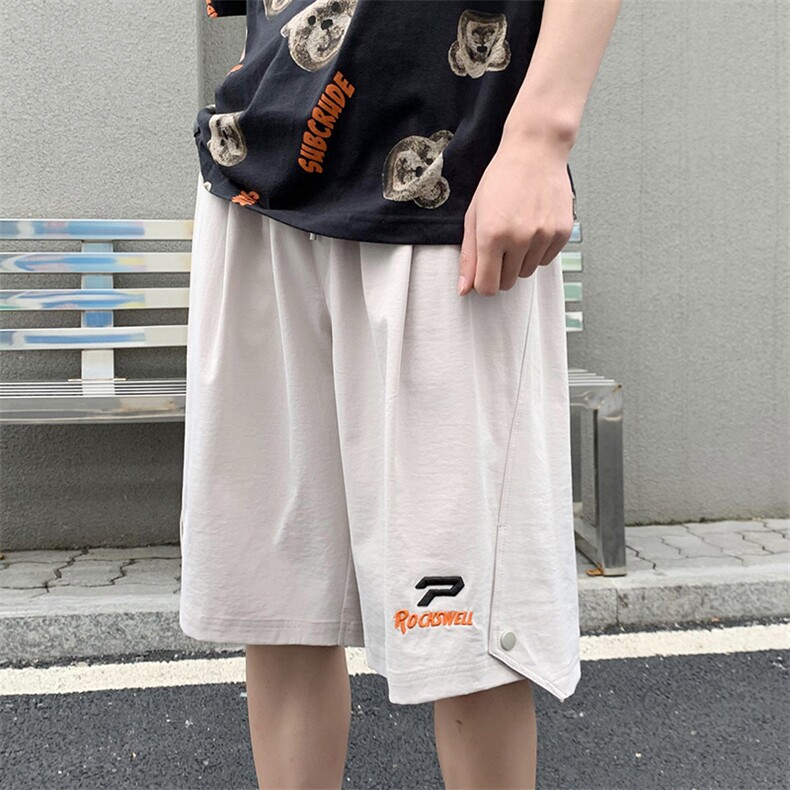 夏季工装短裤男潮牌ins宽松五分裤子机能风中裤DK1551-P45,男装休闲裤,星座308B-2