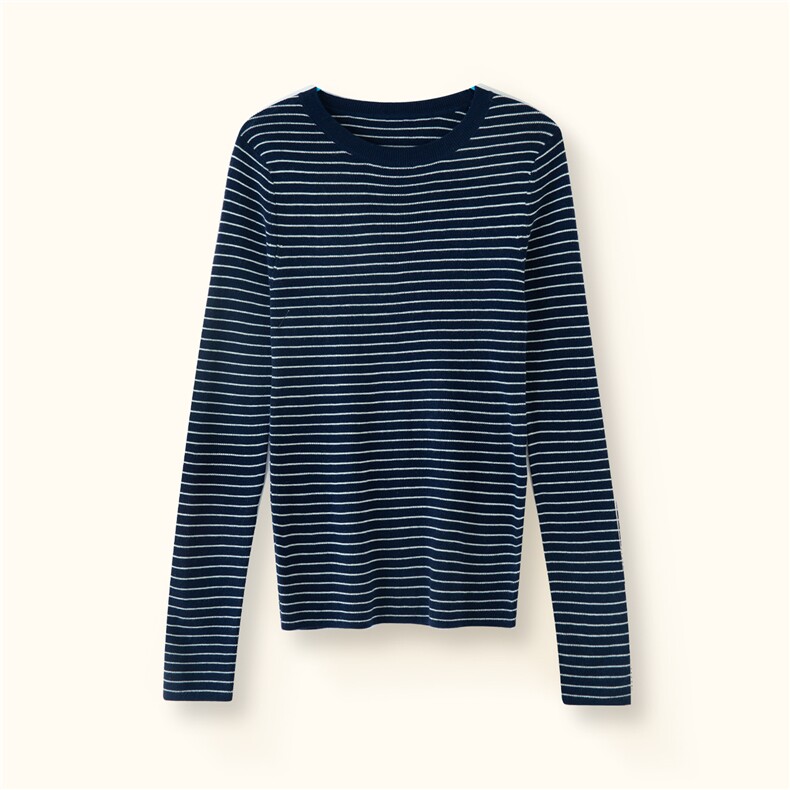 2025年秋季套头拼色圆领高翻领时尚百搭休闲/淑女，女装针织衫/毛衣，万禾羊绒