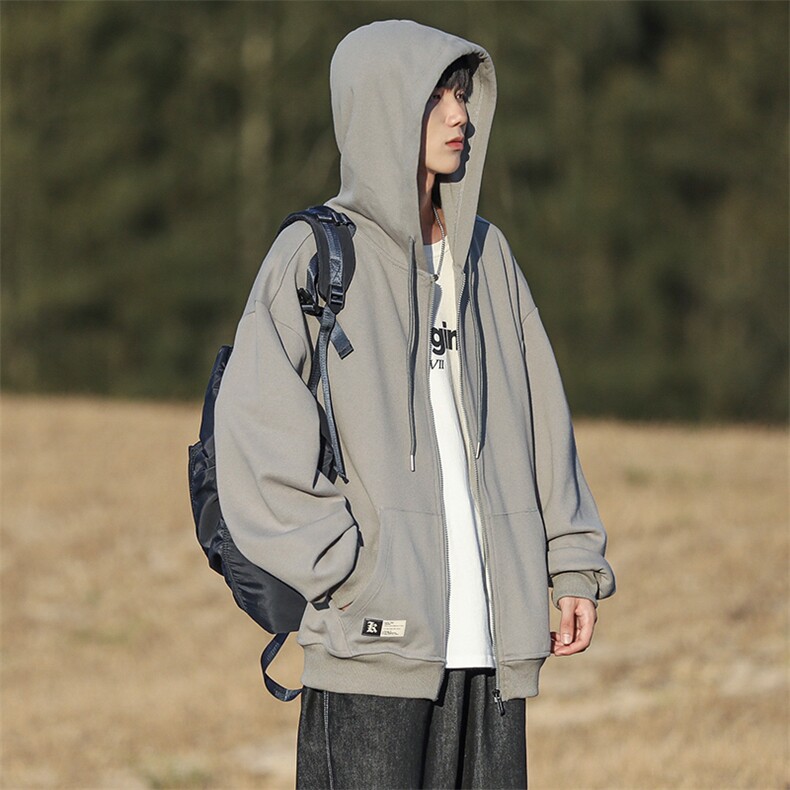 新款男连帽纯色CITYBOY风针织外套WT3411-P50控78,男装夹克,星座717