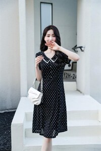 连衣裙5个码M-3XL图片