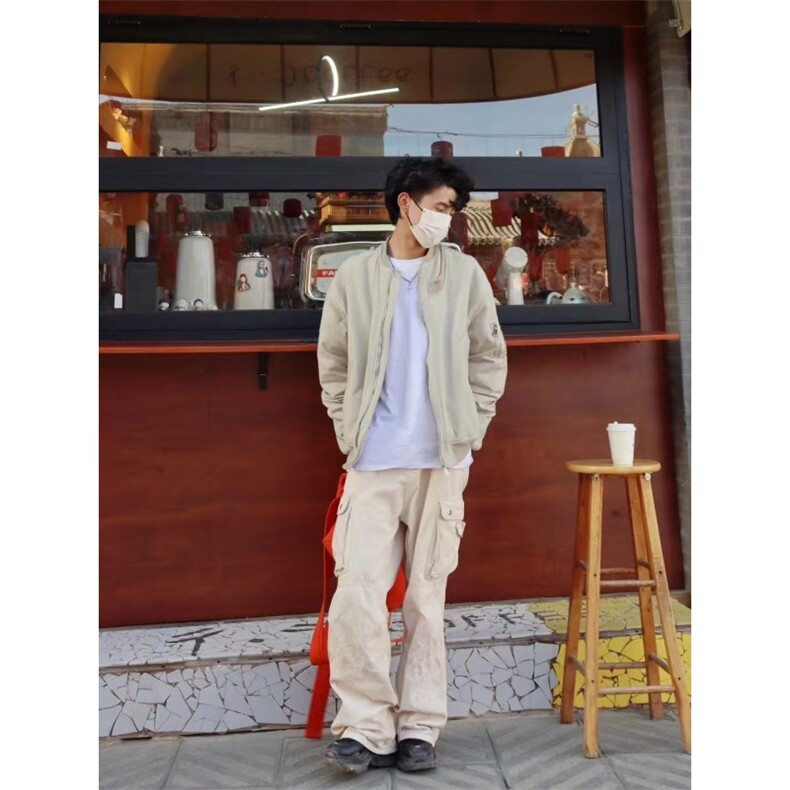 【有货】cleanfit棒球服外套男款春秋季飞行员夹克JH8820HH-P58，男装夹克，星座1007（原301D）