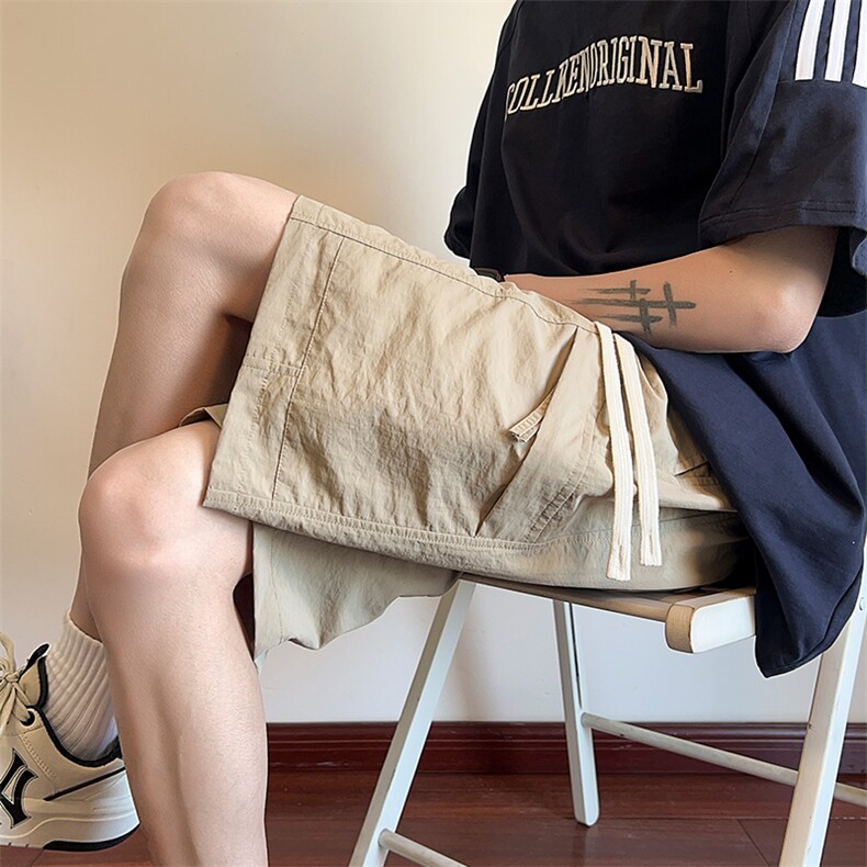 夏季新款潮流直筒短裤宽松休闲五分裤A161-ZXDK701-P35,男装牛仔裤,电商A161