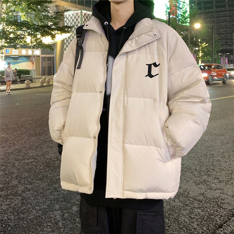 特批港风夜景时尚字母印花翻领棉衣A247-MY6370特批80控138,男装棉衣,电商A247