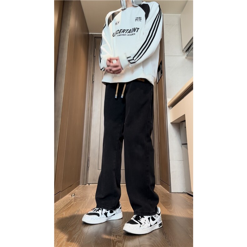 抖音品质休闲牛仔裤男贴标牛仔裤vibe高街裤子B315-K5550-P45控58,男装牛仔裤,电商B315