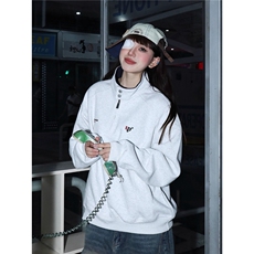 Y96-P46男女装运动休闲服2025年秋季新款立领开襟卫衣跑步外套，男装T恤，电商B323A