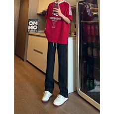 现货松紧腰冰丝修身拉链西裤休闲裤男K701-K702-K703-P45控68，男装休闲裤，星座205