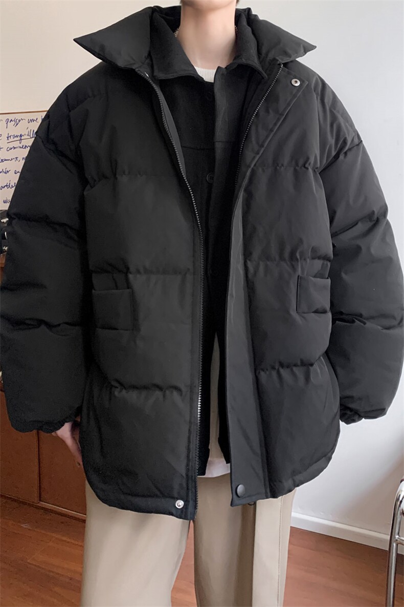 ！2024冬季新款假两件棉衣百搭加厚保暖棉服外套MY1248特P85,男装棉衣,电商B220
