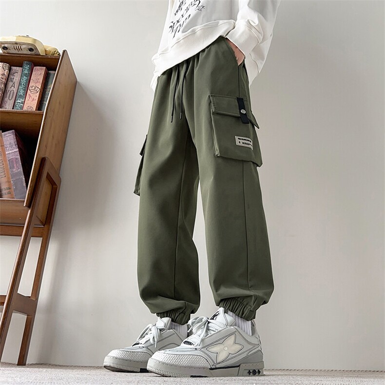 SJ-217-2-K9938J-P55 秋冬束脚工装裤男大码休闲裤子图片