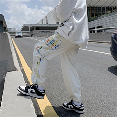 男春秋季休闲长裤彩绘休闲裤K0012P30，男装休闲裤，星座1116-2