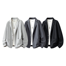 春季新款时尚休闲小西装DSA157B-XZ2628-特P85，男装西服套装，电商A157B