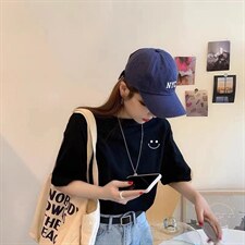 夏季新品短袖T恤简约，女装T恤，木橙紫 MC·Z