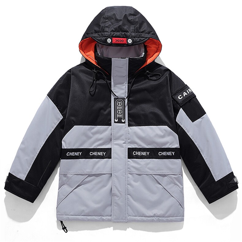 冬装工装情侣棉服外套潮流韩版加厚连帽保暖棉衣A436-897,男装棉衣,电商A436