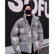 巴家脏脏工艺款羽绒棉服男冬季加厚宽松面包服男冬季棉衣外套p98，男装棉衣，电商C307