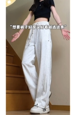 休闲裤抖音直播得物高街脏脏裤华棉卫裤现货供应C323-1-7751-P48，男装休闲裤，电商C323-1