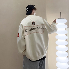 棒球服男春秋宽松炸街痞帅刺绣外套潮飞行员夹克JK07224-P68，男装夹克，星座308B-1