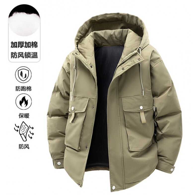 冬季工装棉衣男棉袄外套ins情侣款面包棉服M0719-P110图片